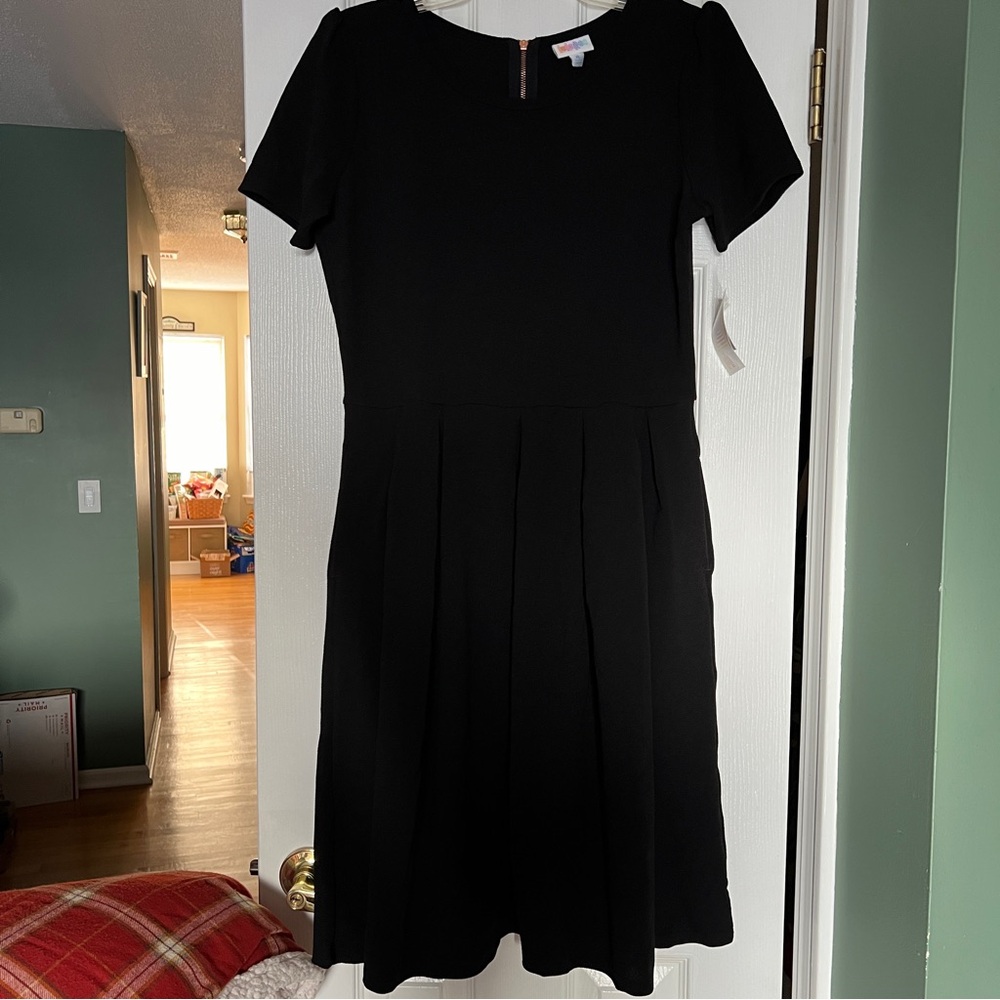 LuLaRoe Amelia Black Dress NWT